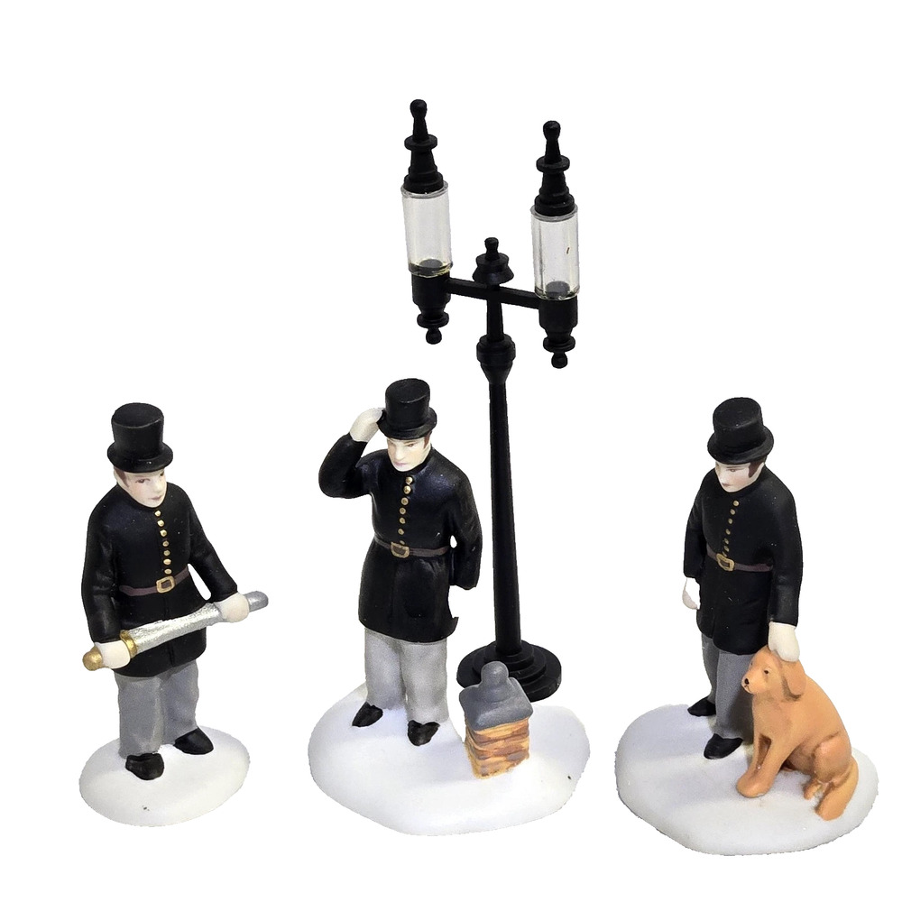 Department 56 Heritage Village Constables Set Of 3 #5579-4 Original Box